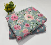 Premium Hand Block Printed Cotton Suit Top And Bottom Set (BFTB15)